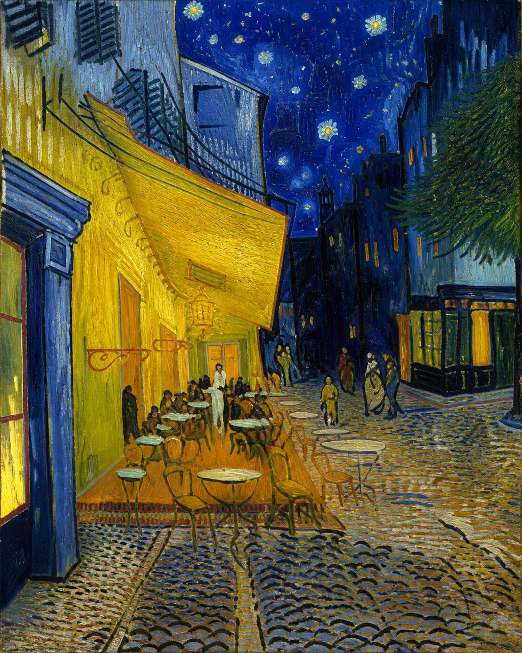 Café Terrace at Night — The Original
