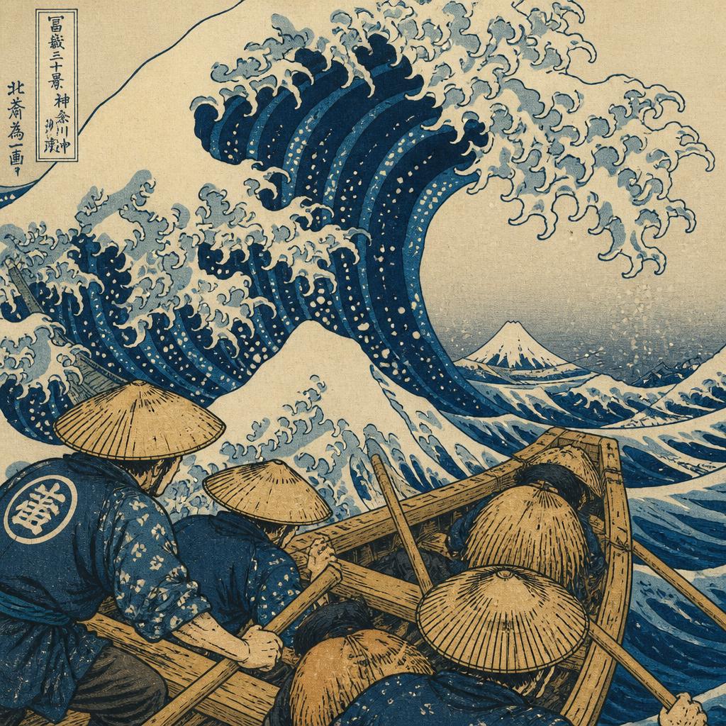 The Great Wave off Kanagawa — The Opposia