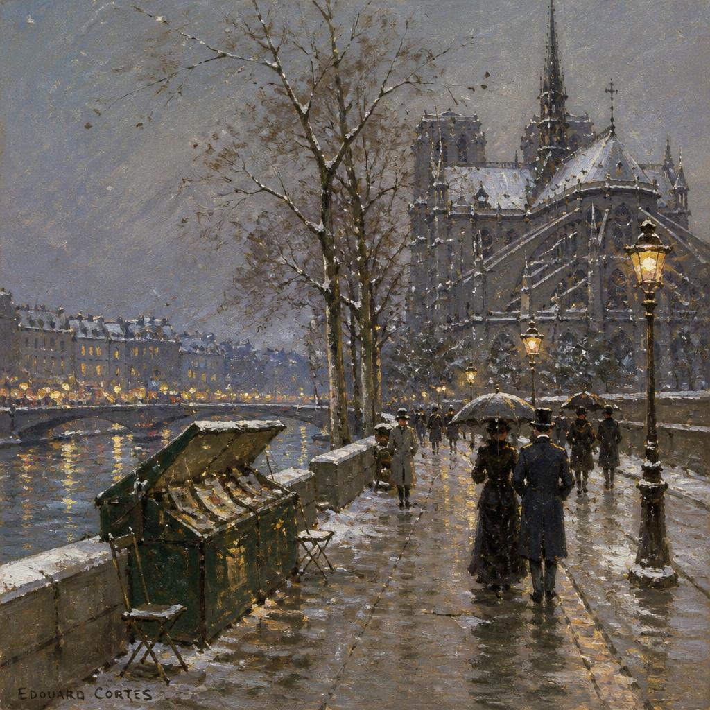Notre-Dame in Winter — The Opposia