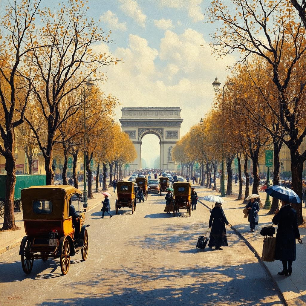 Champs-Élysées in Autumn — The Mirror