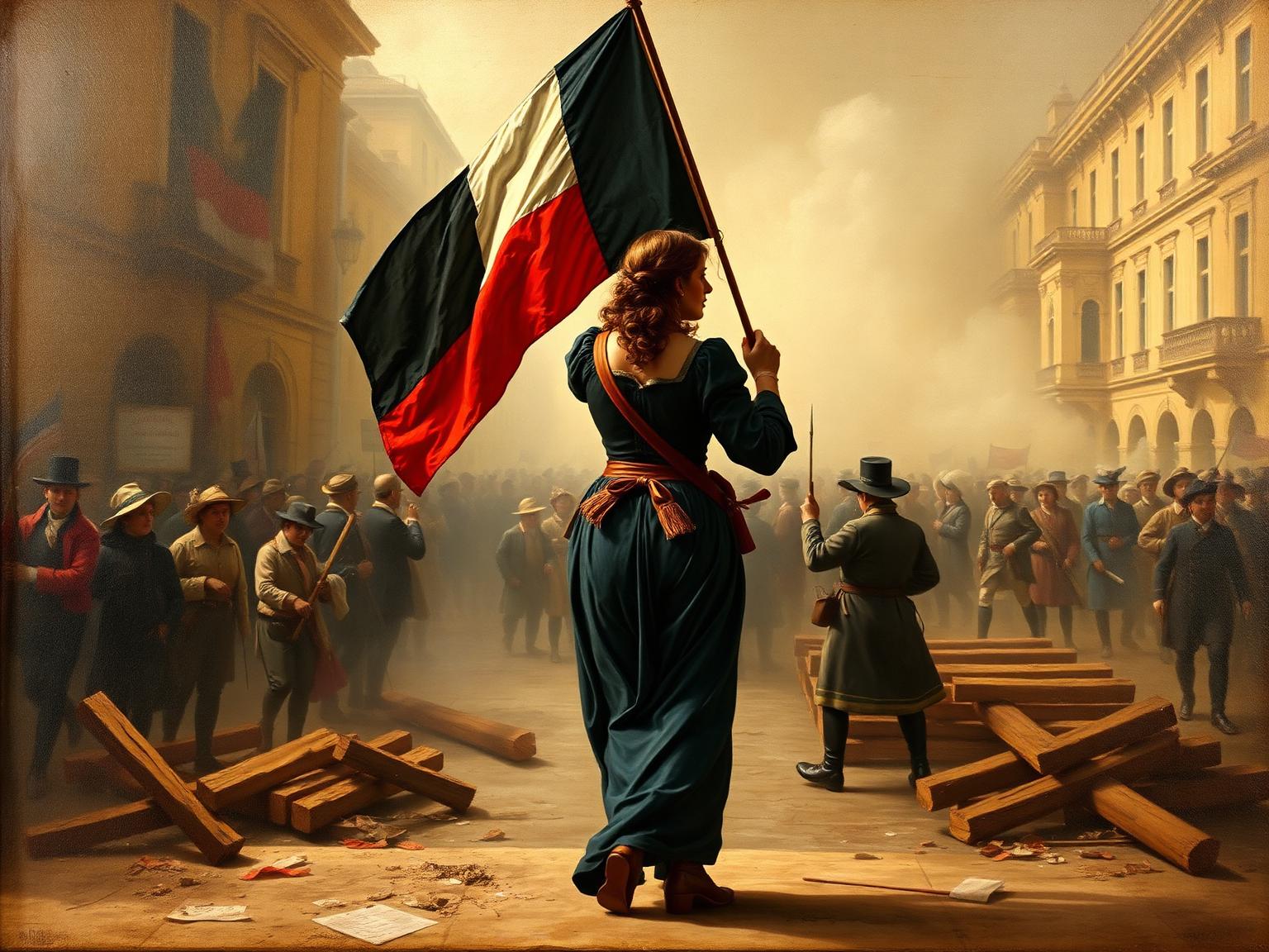 Liberty Leading the People — The Opposia