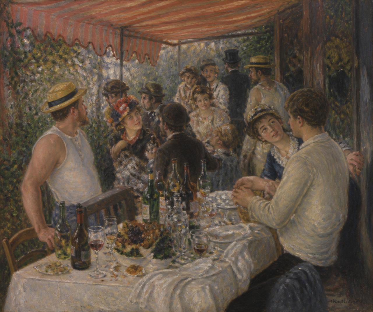 Luncheon of the Boating Party — The Opposia