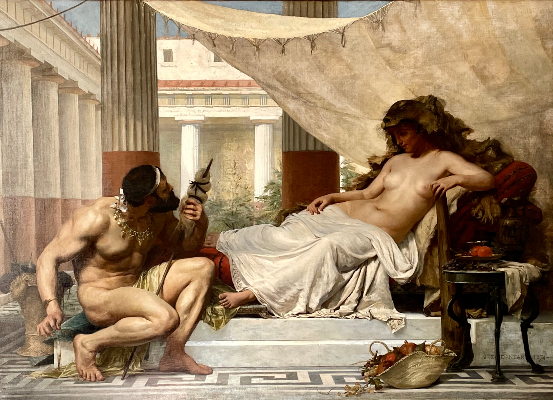 Hercules at the Feet of Omphale — The Original