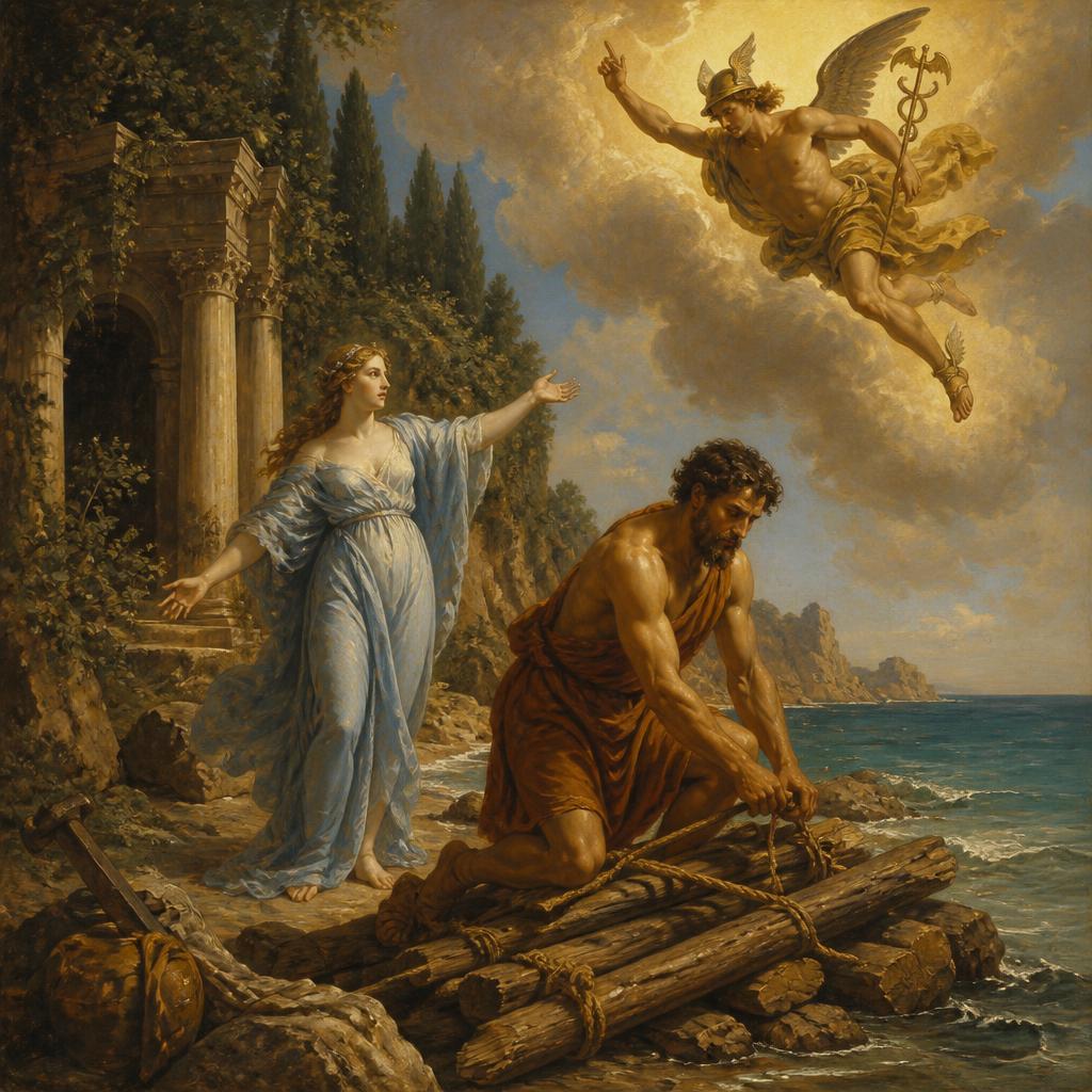 Mercury Ordering Calypso to Release Odysseus — The Mirror