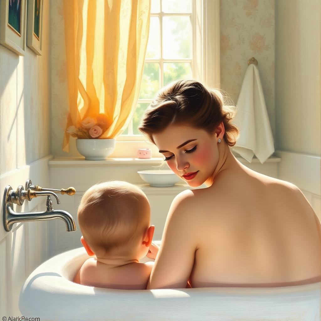 The Child's Bath — The Opposia