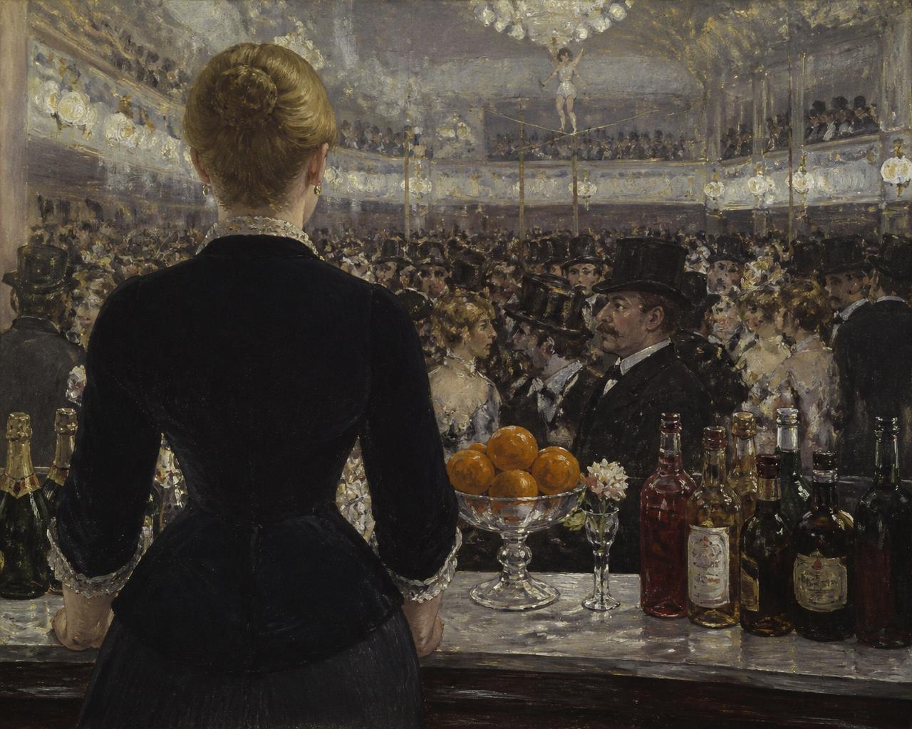 A Bar at the Folies-Bergère — The Opposia