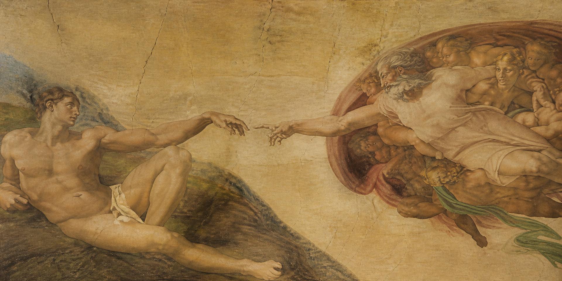 The Creation of Adam — The Original