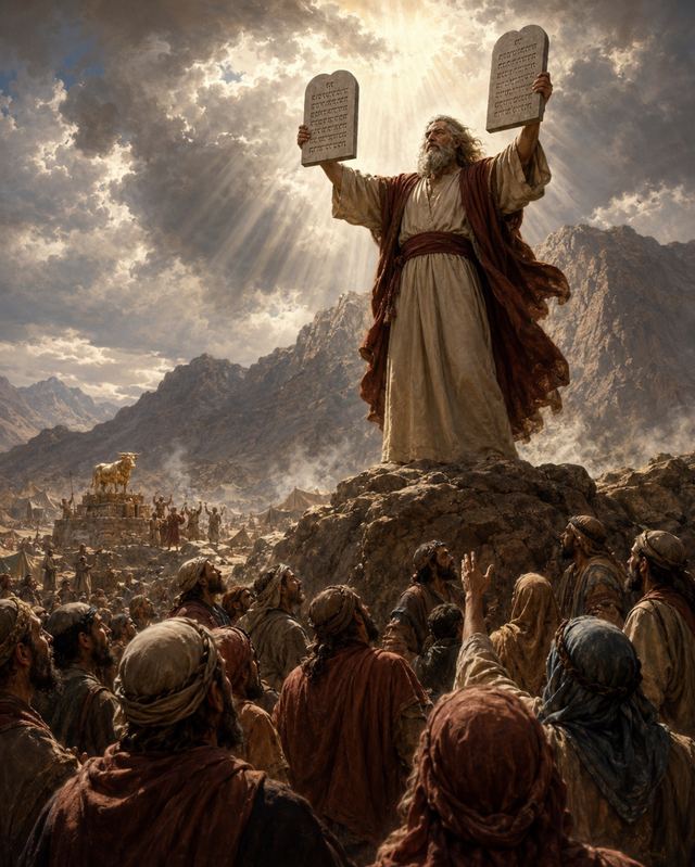 Moses and the Ten Commandments — The Mirror