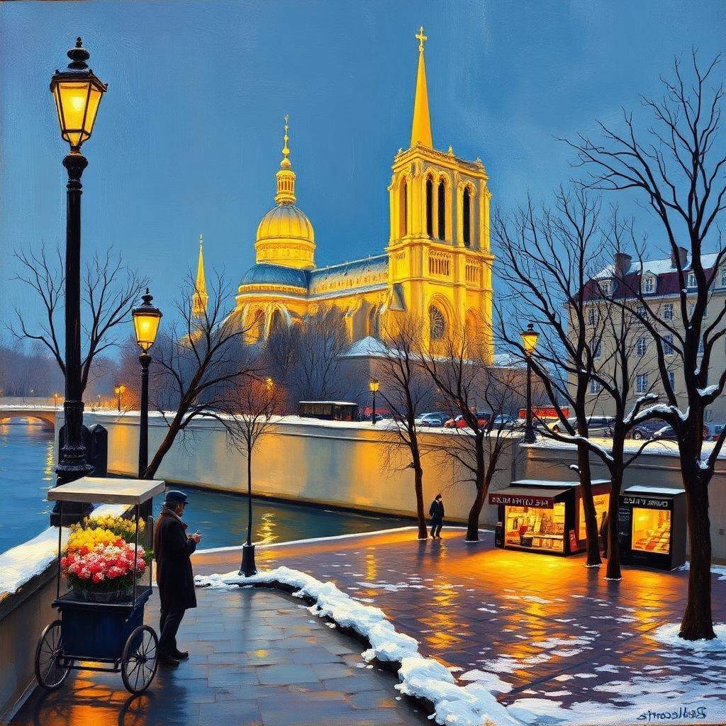 Notre-Dame in Winter — The Mirror