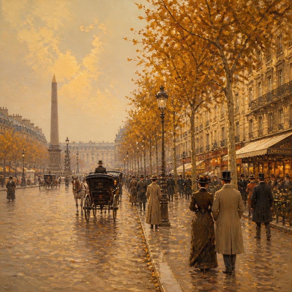 Champs-Élysées in Autumn — The Opposia