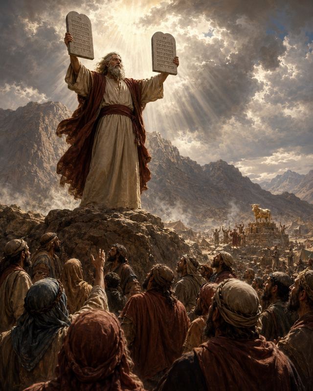 Moses and the Ten Commandments — The Original