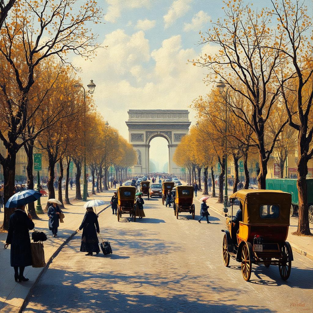 Champs-Élysées in Autumn — The Original