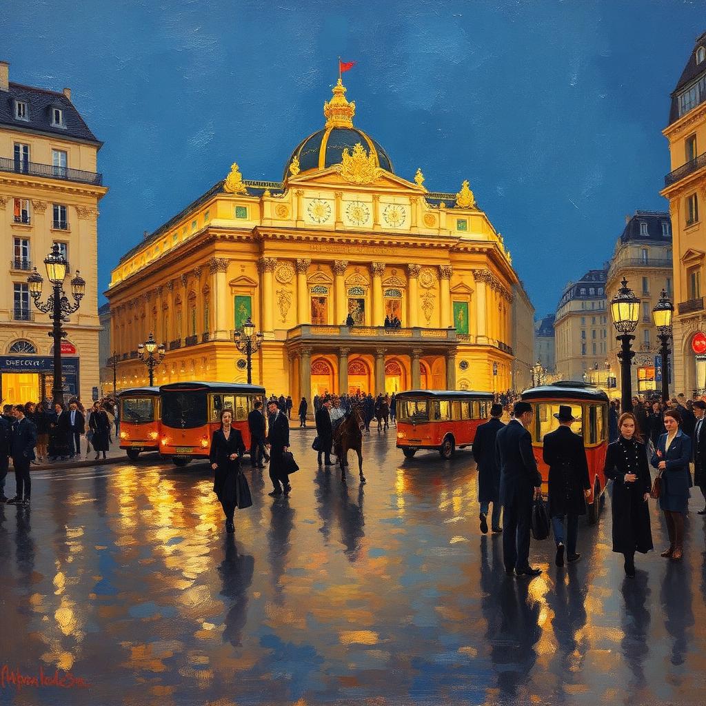 Place de l'Opéra at Night — The Original