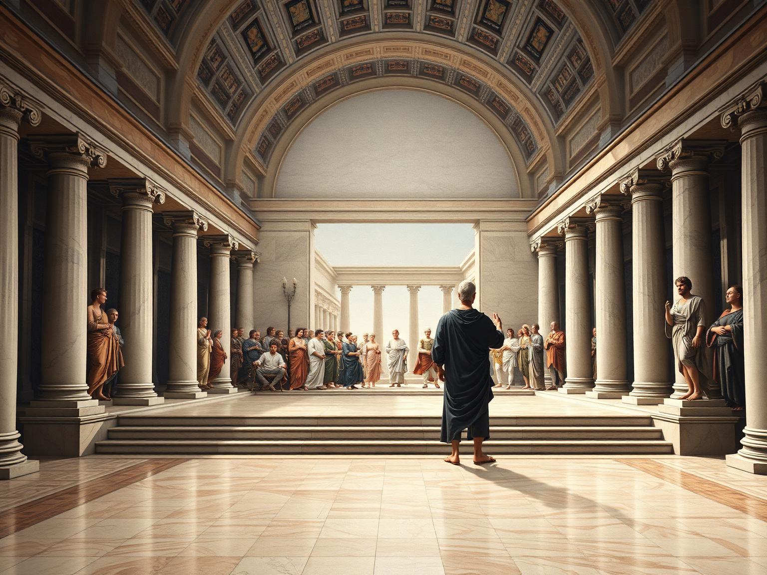 The School of Athens — The Opposia